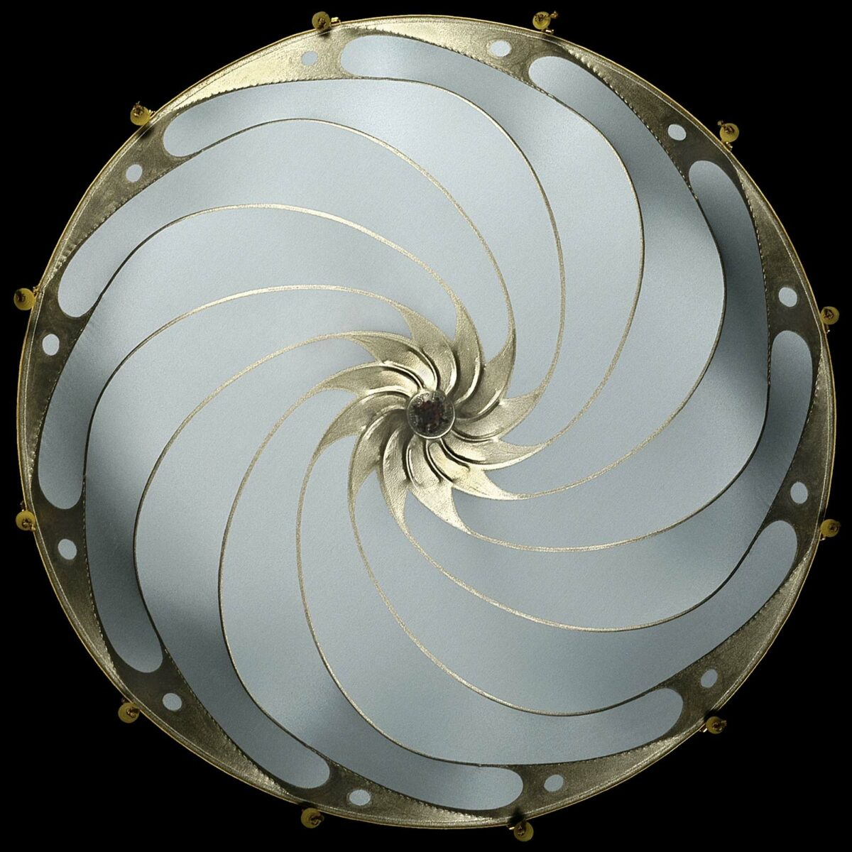 Scudo Saraceno Vogue | 丝绸灯 | 浅蓝色