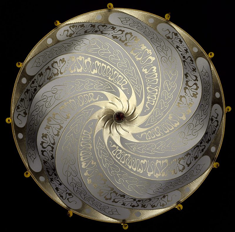 Scudo Saraceno Serpentine | 丝绸灯 | 鼠尾草灰