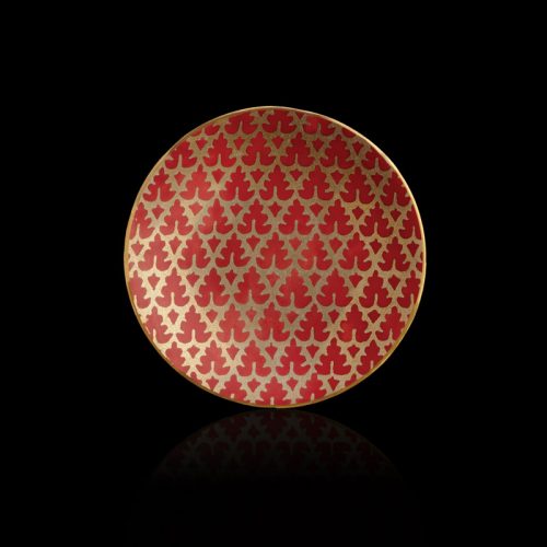 穆里略红色餐盘（4 个一套）